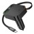 Ładowarka samochodowa Hoco ze zwijanym kablem 2 x USB C + USB A QC PD 65W NZ18 czarna (8).jpg