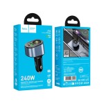Ładowarka samochodowa USB A + USB C + gniazdo zapalniczki PD QC3.0 3A 35W Z56 czarna Hoco