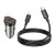 Ładowarka samochodowa Hoco USB C QC PD 30W + kabel USB C do Lightning NZ16 szara (4).jpg