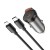 Ładowarka samochodowa Hoco USB C QC PD 30W + kabel USB C do Lightning NZ16 szara (8).jpg
