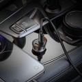 Ładowarka samochodowa Hoco 2 x USB C QC PD 45W + kabel USB C do Lightnning NZ16B szara (8).jpg