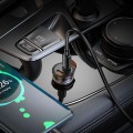 Ładowarka samochodowa Hoco 2 x USB C QC PD 45W NZ16B szara (3).jpg