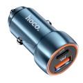 Ładowarka samochodowa Hoco USB A + USB C QC3.0 PD 20W Z46A niebieska (3).jpg