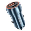 Ładowarka samochodowa Hoco USB A + USB C QC3.0 PD 20W Z46A niebieska (5).jpg