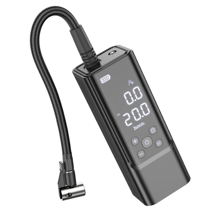 Kompresor samochodowy Hoco bezprzewodowy 5000mAh ZP7 czarny (8).jpg