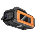Powerbank Hoco 10000 mAh 18W z funkcją rozruchu samochodu z kompresorem i latarką QS4 pomarańczowo czarny (5).jpg