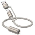 Kabel USB A  USB C do zapalniczka samochodowa Hoco 0,3 m UA38B złoty (4).jpg