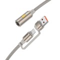 Kabel USB A  USB C do zapalniczka samochodowa Hoco 0,3 m UA38B złoty (5).jpg