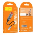 Adapter USB A do zapalniczka samochodowa Hoco 0,3 m UA30 czarny (1).jpg