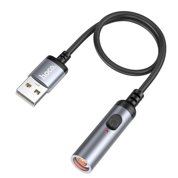 Adapter USB A do zapalniczka samochodowa Hoco 0,3 m UA30 czarny (5).jpg