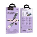 Kabel z wyświetlaczem USB A do USB C Hoco PD 6A 100W 1,2m U148 czarny (1).jpg