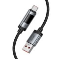 Kabel z wyświetlaczem USB A do USB C Hoco PD 6A 100W 1,2m U148 czarny (5).jpg