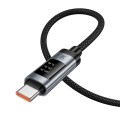 Kabel z wyświetlaczem USB A do USB C Hoco PD 6A 100W 1,2m U148 czarny (6).jpg