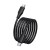 Kabel Silikonowy USB C do USB C Hoco 3A 60W 1 m X124 czarny (3).jpg
