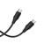 Kabel Silikonowy USB C do USB C Hoco 3A 60W 1 m X124 czarny (4).jpg