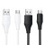 Kabel Silikonowy USB A do USB C Hoco 3A 1 m X124 czarny (4).jpg