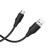 Kabel Silikonowy USB A do USB C Hoco 3A 1 m X124 czarny (6).jpg
