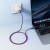 Kabel USB A do USB C Hoco 3A 1 m X116 gradient fioletowy (2).jpg