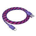 Kabel USB A do USB C Hoco 3A 1 m X116 gradient fioletowy (3).jpg