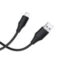 Kabel Silikonowy USB A do Lightning Hoco 2,4A 1 m X124 czarny (6).jpg