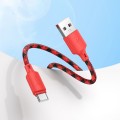 Kabel USB A do USB C Hoco 3A 1 m X116 gradient czerwony (3).jpg