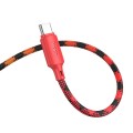 Kabel USB A do USB C Hoco 3A 1 m X116 gradient czerwony (4).jpg