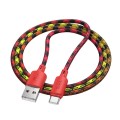 Kabel USB A do USB C Hoco 3A 1 m X116 gradient czerwony (5).jpg