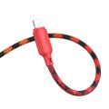 Kabel USB A do Lightning Hoco 2,4A 1 m X116 gradient czerwony (2).jpg