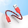 Kabel USB A do Lightning Hoco 2,4A 1 m X116 gradient czerwony (3).jpg