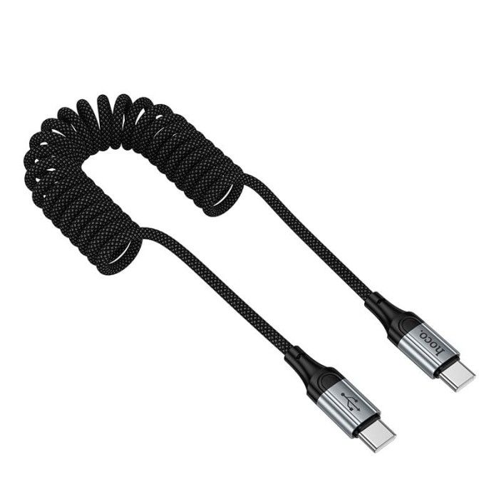 Kabel USB C do C Hoco PD 3A 1,5 m X121 czarny (4).jpg