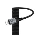 Kabel USB C do Lightning Hoco PD 2,4A 1,5 m X121 czarny (7).jpg