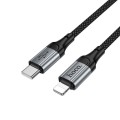 Kabel USB C do Lightning Hoco PD 2,4A 1,5 m X121 czarny (8).jpg