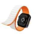 Pasek do Apple Watch Hoco magnetyczny silikon 38  40  41 mm AS102 gwiezdny z pomarańczowym (2).jpg