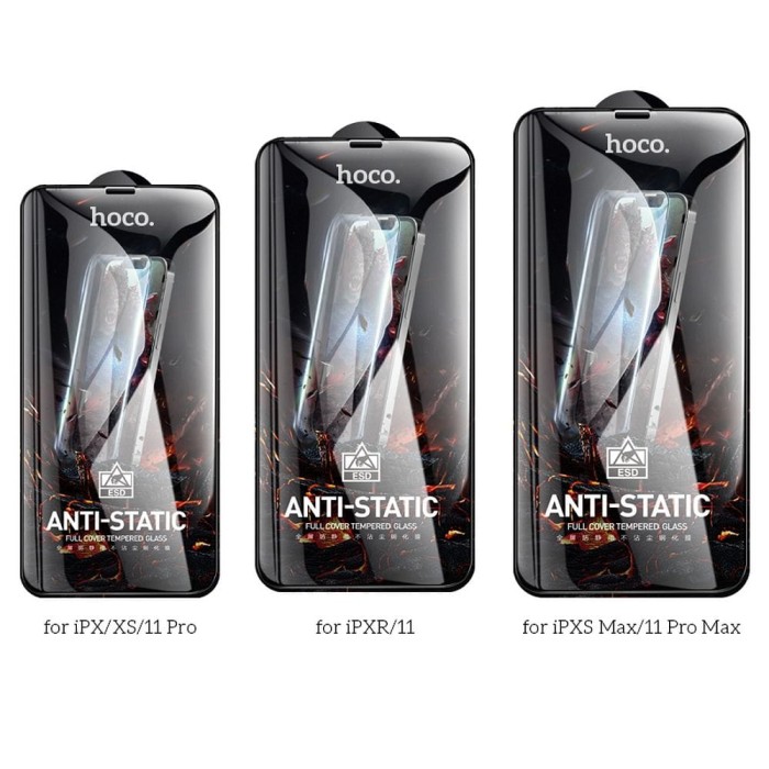Szkło hartowane do iPhone XR  11 Hoco HD Anti-static 25 sztuk G10 (2).jpg