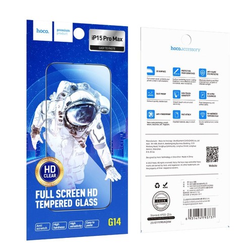 Szkło hartowane do iPhone 15 PRO MAX HD 5D Guardian shield 10 sztuk G14 czarne.jpg