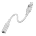 Adapter AUX USB C do Jack 3,5 mm Hoco 0,15 m LS37 transparentny szary (5).jpg