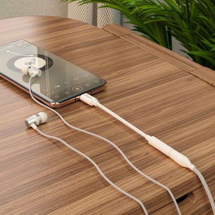 Adapter AUX USB C do Jack 3,5 mm Hoco LS30 biały (4).jpg