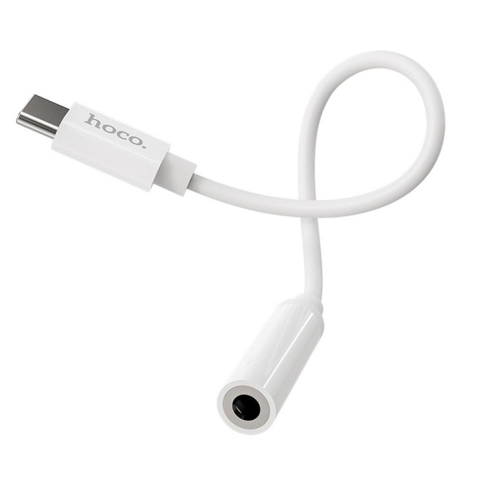 Adapter AUX USB C do Jack 3,5 mm Hoco LS30 biały (6).jpg