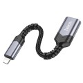 Adapter Lightning do USB A Hoco UA24 czarny (3).jpg