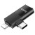 Adapter OTG 2w1 USB C  Lightning do USB A Hoco UA17 czarny (7).jpg