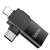 Adapter OTG 2w1 USB C  Lightning do USB A Hoco UA17 czarny (8).jpg