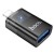 Adapter OTG Lightning do USB A Hoco UA36 czarny transparentny (6).jpg