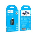 Adapter OTG Lightning do USB C Hoco 2A UA31B czarny (2).jpg