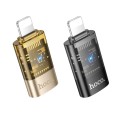 Adapter OTG Lightning do USB C Hoco UA36A transparentny czarny (3).jpg
