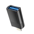 Adapter OTG USB A do Lightning Hoco UA17 czarny (8).jpg