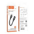 Adapter OTG USB C do Lightning Hoco 3A 0,1 m U107 czarny (2).jpg