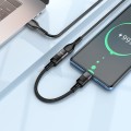 Adapter OTG USB C do Lightning Hoco 3A 0,1 m U107 czarny (3).jpg