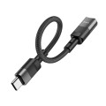 Adapter OTG USB C do Lightning Hoco 3A 0,1 m U107 czarny (8).jpg