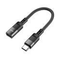 Adapter OTG USB C do Lightning Hoco 3A 0,1 m U107 czarny (9).jpg