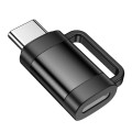 Adapter OTG USB C do Lightning Hoco 3A UA31E czarny (4).jpg